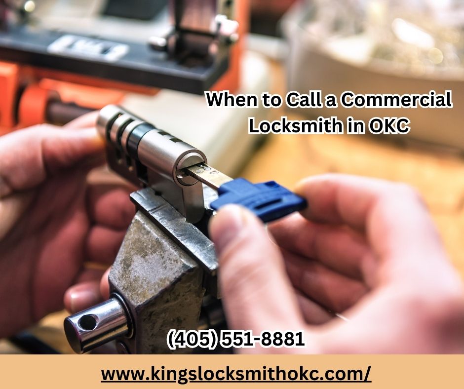 Commercial lock installation OKC


